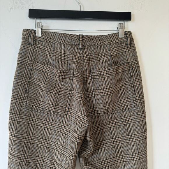 3.1 Phillip Lim Glen Plaid Wool Zipper Ankle Trousers Pants 2 - Picture 6 of 8